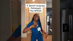 6 Low Stress Healthcare Jobs That Pay Well. #healthcarejobs #healthjobs #healthcare #Septdailyshorts