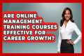 Are Online Management Training