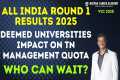 Deemed Universities Cut Off Marks -