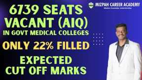 Only 22% Seats Filled in Govt - 58% in Deemed Universities - Vacancy Position for AIQ Second Round