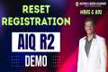 Reset Registration - Registration