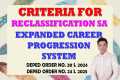 CRITERIA FOR RECLASSIFICATION SA