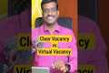 Clear Vacancy vs Virtual Vacancy -