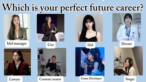 which is your perfect future career? ✨ 