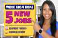 🌟 NEED A JOB? 5 Work From Home Jobs