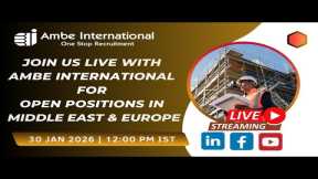 🌍 Looking for International Career? Live Guidance on Gulf & Europe Job Markets