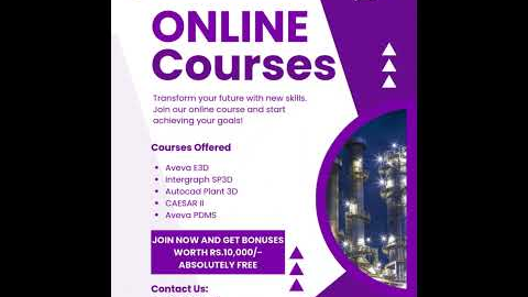 Grow your career with #piping #design and #analysis #courses @implant engineering