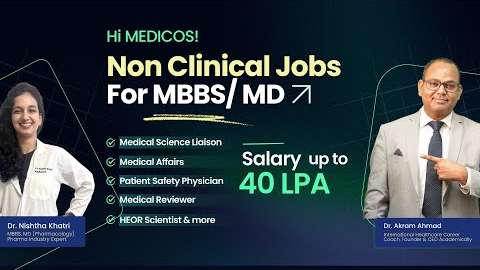 High Paying Non Clinical Jobs for MBBS Doctors | No NEET PG and FMGE ❌ | Live Free Webinar