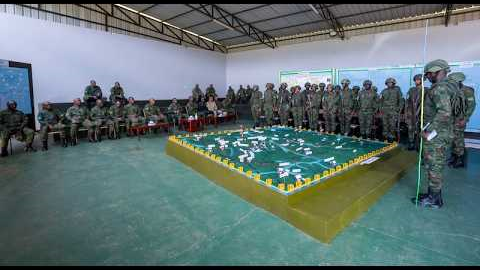 Officers and other ranks complete military career courses at Gabiro Combat Training Centre