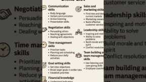 The Ultimate Business Skills Checklist (For Future Leaders)