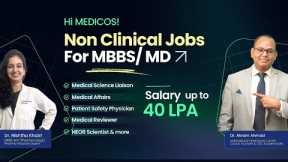 High Paying Non Clinical Jobs for MBBS Doctors | No NEET PG and FMGE ❌ | Live Free Webinar