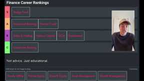 Finance Career Rankings