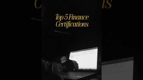 Top 5 Certifications for Finance Career