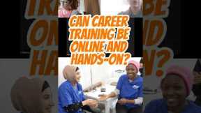 Can career training be online and hands on?