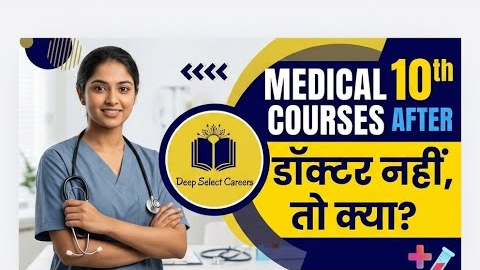 Medical Courses After 10th: Doctor Nahi Toh Kya?​#MedicalCoursesAfter10th  #DeepSelectCareers 
