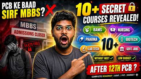 op High-Salary Courses After 12th PCB (Low Budget & Govt Jobs) | Medical Mentoria