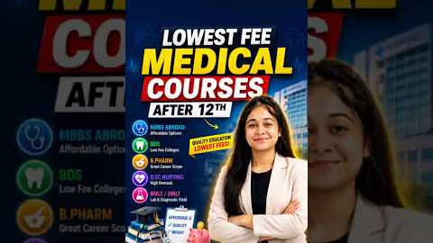Lowest Fee Medical Courses After 12th 💰 High Salary Career Options 2026