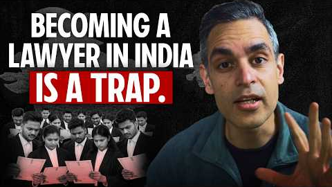 The Harsh REALITY Of LAW Degrees in India | Warikoo Careers Hindi