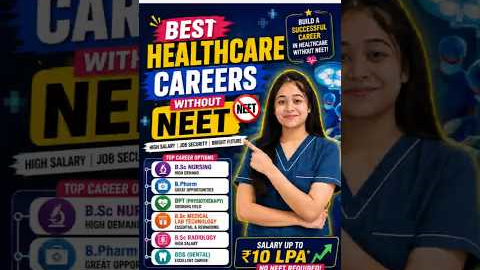 Best Healthcare Careers Without NEET 🔥 High Salary Medical Jobs After 12th PCB