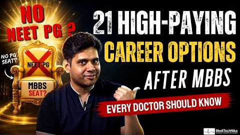 MBBS Without NEET PG? 21 High-Paying Career Options Every Doctor Should Know