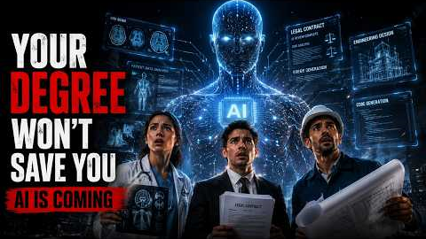 Why Doctors, Lawyers & Engineers Are NOT as Safe as They Think | AI Is Reshaping Every Profession
