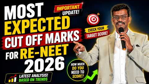 Most Expected Cut Off Marks for RE NEET 2026 | Govt and Private Medical Colleges Safe Marks | Mizpah
