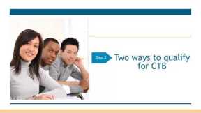 California Training Benefits (CTB)