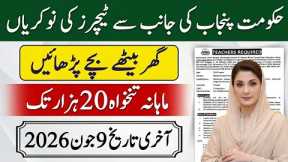 Literacy and Non Formal Basic Education Department Jobs 2026 | Online Apply Complete Guide 