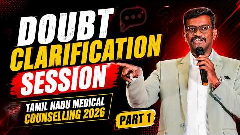Tamil Nadu Medical Counselling 2026 | Doubt Clarification Session 1 | Mizpah Academy Coimbatore