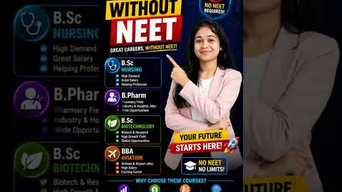Top Medical Courses Without NEET 🔥 High Salary Careers After 12th (2026)