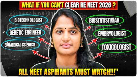 What If You Can't Clear RE NEET 2026? 😱| High Paying Non Medical Career Options‼️| PW NEET Telugu