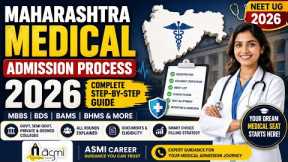 Maharashtra Medical Admission Process 2026 | ASMI Career 