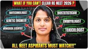 What If You Can't Clear RE NEET 2026? 😱| High Paying Non Medical Career Options‼️| PW NEET Telugu