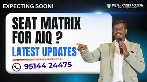 Seat Matrix of All India Quota Counselling Soon | Latest Update in Medical Counselling 2026 | Mizpah