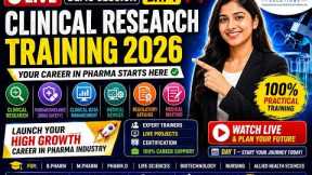 Day 1 Clinical Research & Pharmacovigilance Training Demo | Live Career Guidance Session | #CLINOXY