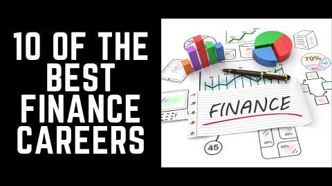 10 of the Best Finance Careers