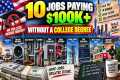 10 Jobs Paying $100K+ Without a
